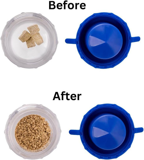 Pill Pulverizer/Crusher with Storage - Crushes Pills, Blue by easycare...