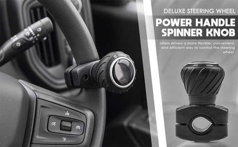 Deluxe Steering Wheel Spinner Knob - Universal Steering Wheel Fit for Trucks, Tractors, Mowers, Forklifts, etc...