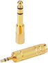 Nightwolf 8 Pieces Audio Adapter Headphone Adapter Gold Stereo Adapter 6.35mm 1/4inch to 3.5mm 1/8inch 3.5 mm to 2.5mm Mic Plug Adapter Connector...