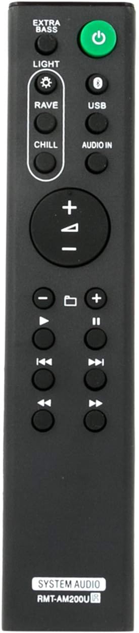 AIDITIYMI RMT-AM200U Remote Control Replace Fit for Sony Steore Home Audio System GTK-XB7 GTKXB7...
