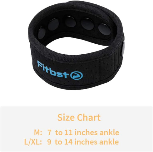 Breathable Ankle Band Compatible with Fitbit Flex 2/One/Zip/Charge 2 3/Alta HR or Garmin Vivofit/2/3/4/JR Mi Band 3/4 Adjustable Fitness Tracker A...