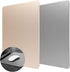2 Pack Gaming Aluminum Mouse Pad (Gold & Grey) Compatible with Magic Mouse, DaKuan Smooth Magic Ultra Thin Double Side Mouse Mat for Fast and Accu...