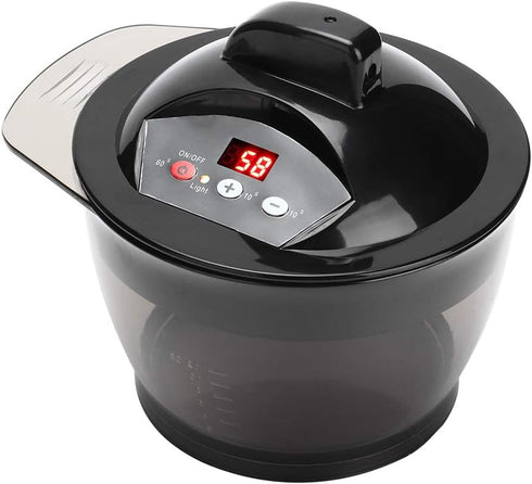Electric Mixer, Electric Blender, with Scales Mixing Bowl, US Plug Automatic Dye Cream Blender for Hair Salon Home...