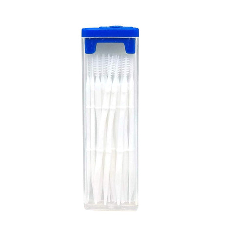 Portable Interdental Toothpicks, Tooth Stick Brush Dental Oral Care Clean Teeth Food Residue 18 Picks per Pack. 1-Packs, 120 refills(Total of 138 ...