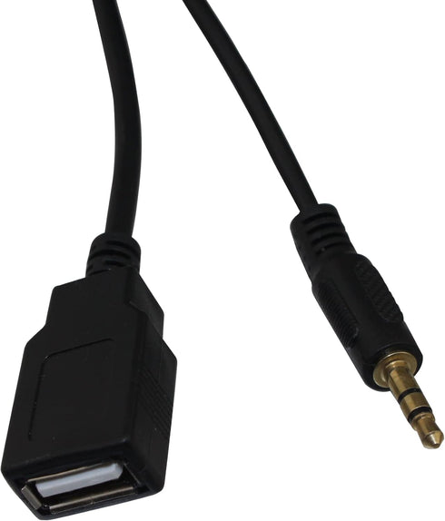 USB Aux Interface Adapter Charge Cable Compatible with Honda Accord Element 2003-2011 Odyssey CRV 2005-2011 Civic Ridgeline Pilot 2006-2011 City 2...