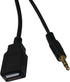 USB Aux Interface Adapter Charge Cable Compatible with Honda Accord Element 2003-2011 Odyssey CRV 2005-2011 Civic Ridgeline Pilot 2006-2011 City 2...