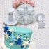 esowemsn Set of 3 Snowflake Decorating Fondant Cookie Cake Embossing Tool Big Frozen Plunger Cutter Sugarcraft Cutter Mold...