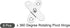 360 Degree Rotating Pivot Hinge (57 x 16mm) 8Sets, Stainless Steel Door Hinges - for Home Kitchen Gate Closet Cupboards...