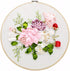 Gogobear Silk Ribbon Flowers Embroidery Kit for Art Craft Sewing Handmade 3D Wall Decor Hanging Pictures with Bamboo Embroidery Bandage...