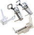 4pcs Large Metal Darning/Free Motion Presser Foot for Household Low Shank Brother Singer and More Sewing Machines Include Close Toe, Open Toe, Qui...