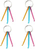 Zuoyou 4 Sets Mini Keychain Aluminum Crochet Hooks Knitting Needles 3 Sizes/Set (3mm,4mm,5mm)......