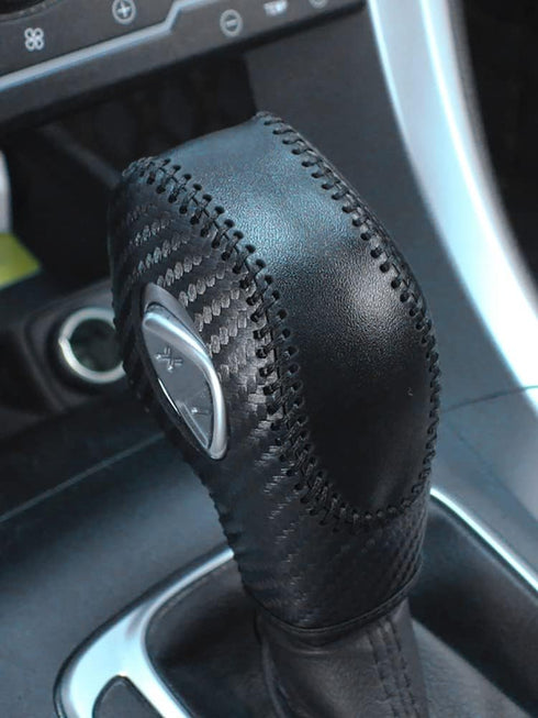 Car Gear Shift Knob Cover Compatible with Ford Fusion Fiesta Focus Transit Van Escape Edge Review Transit Connect Review EcoSport...