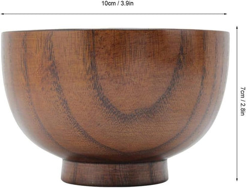 Solid Wood Bowl Acacia Wave Serving Bowl Handmade Storage Natural Root Wood Crafts Bowl Food Container Tableware for Fruits Salads Noodles Rice Di...