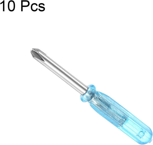 uxcell Mini Phillips Screwdriver, 3.0mm Cross Head 45mm Length for Small Appliances Repair, 10 Pcs...