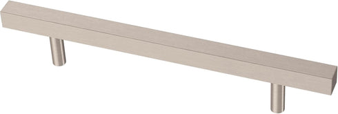 Franklin Brass Simple Square Bar Cabinet Pull, Stainless Steel, 5-1/16 in (128mm) Drawer Handle, 10 Pack, P46657K-SS-B...