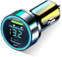 60W USB C Car Charger Adapter with Voltage Detection, PD30W+QC3.0 Fast Charge Cigarette Lighter Plug for iPhone/Android/Samsung/iPad Pro and More...