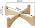 lasenersm 1 Piece Flower Display Stand Wooden Flower Pot Holder Flower Pot Display Stand Planter Stand Wooden Stool Riser Small Potted Stand Plant...