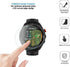 Screen Protector Compatible for Garmin Approach s70 42mm Smartwatch TPU Soft Frame Cover Case and Tempered Glass Protective Film (Pack of 3+2)...