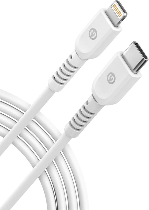 Galvanox Ultra-Fast iPhone Car Charger with Lightning to USB Type-C Cable (MFi Apple Certified) Rapid Charging Power Adapter (for iPhone 14/13/12/...