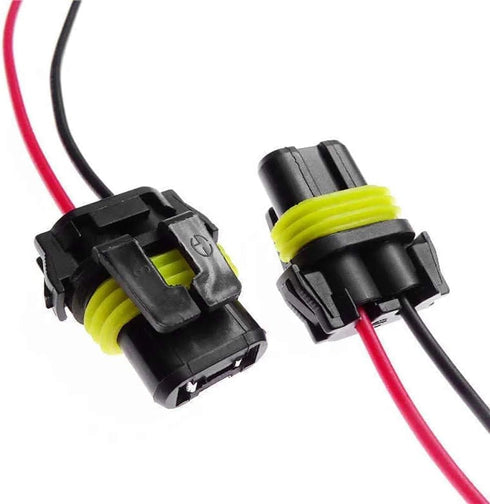 iJDMTOY 9005 9006 9145 H10 Relay Wiring Harness Compatible with Automtive Driving Light, Running/DRL, Fog Light, Retrofit, Off-Road Lighting, etc...