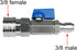 High Pressure Washer Ball Valve Kit 3/8 NPT Quick Connector 4500 PSI for Power Washer Hose...