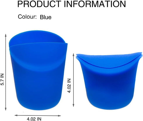 The Original Microwave Popcorn Popper, Silicone Popcorn Maker Collapsible Bowl BPA -Free, Hot Air Popcorn Maker, No Oil Required (Blue, 1)...