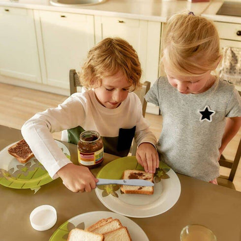 Lehoo Castle Kids Silverware Stainless Steel 6 Piece - Toddler Spoons and Forks Knife Set, Metal Kids Cutlery Set, Toddler Utensils Self Feeding (...