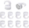 Small Magnetic Hooks White(2024 New) for Refrigerator, Mini Magnetic Hooks Light Duty for Cruise Cabins, Magnet Hook Tiny for Kitchen, Classroom, ...