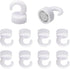 Small Magnetic Hooks White(2024 New) for Refrigerator, Mini Magnetic Hooks Light Duty for Cruise Cabins, Magnet Hook Tiny for Kitchen, Classroom, ...