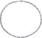 Stainless Steel Beads Gem Stone Bead Link Chain Choker Collar Pendant Necklace for Men Women,...