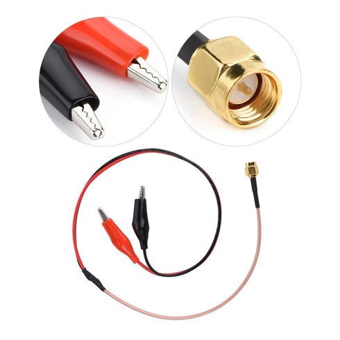 Health Gear SMA Test Leads, Coaxial to, Testing Cable, Testing Wire, RF Connection Cable, 1Pcs Radio Frequency Connection Cable Red Black Test Tes...