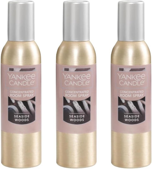 Yankee Candle Concentrated Room Spray, Seaside Woods, 1.5 OZ (Pack of 3)...