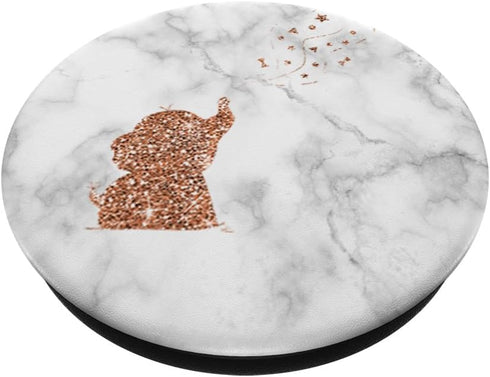 Baby Elephant Blush Confetti ~ Animal Design PopSockets PopGrip: Swappable Grip for Phones & Tablets PopSockets Adhesive PopGrip...