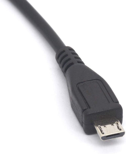 Angled 3.5 mm to Micro USB Cable Adapter - Convert Micro USB B 5 Pin Male to 3 Pole 3.5mm Male Jack Aux Audio for Intercom Tower Urban Samsung Gal...