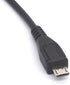 Angled 3.5 mm to Micro USB Cable Adapter - Convert Micro USB B 5 Pin Male to 3 Pole 3.5mm Male Jack Aux Audio for Intercom Tower Urban Samsung Gal...