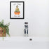 Framed Let That Shit Go Art Print Set of 1 (8”X10”?-Read To Hang- Zen Printing Yoga Room Decoration Canvas Buddhist Prints Wall Pictures Bathroom ...