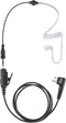 2 Pin Ptt Mic Earpiece Two Way Radio Headset for Motorola Walkie Talkie(Black,Wired)...