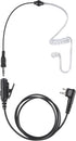 2 Pin Ptt Mic Earpiece Two Way Radio Headset for Motorola Walkie Talkie(Black,Wired)...