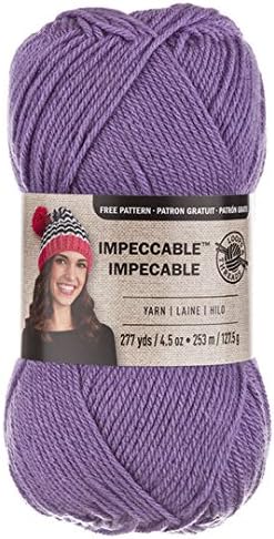 Loops & Threads Impeccable Yarn 4.5 oz. One Ball - Lavender......