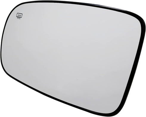 Driver Left Side Heated Mirror Glass Wiht Backing Plate Compatible with Chrysler 200 300,2011-2021 Dodge Charger Replace 68101147AA...