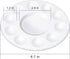 Paint Tray Palettes, Plastic White Palettes for Kids & Students,Paint tray for Art Class,Craft DIY or Have a Birthday Painting Party-8pcs...