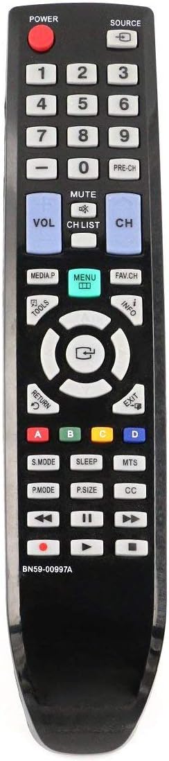 ALLIMITY BN59-00997A Replaced Remote Control Fit for Samsung TV B2230HD B2330HD B2430HD LN19C450 LN22C450E1D LN32C450E1D LS22PTNSF PL42C430 PL42C4...