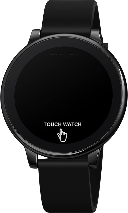 Sport Watch, Fashion Touch LED Digital Watch Outdoor 50M Waterproof Rubber Bands Wristwatch for Men Women Teens Students (Black-LED touch)...