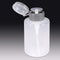 9 oz Push Down Liquid Pumping Dispenser Empty Bottle, Professional, Personal, Laboratory, Dentist, Salon, Nail Care, Hospital use (9 oz, Gray w/NO...
