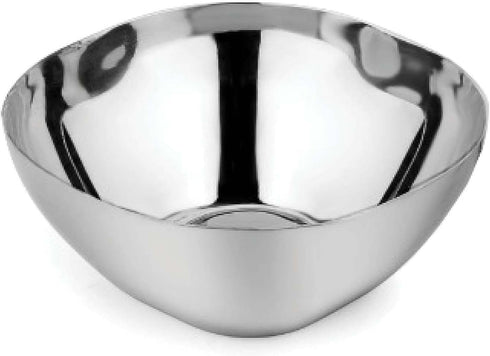 Ahimsa Stainless Steel Bowls for Kids | 12 Ounce Salad Bowls | Pediatrician Designed - Dishwasher Safe | 100% BPA Free | Pack of 1 (Classic Stainl...