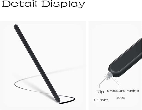 2 Pack Black Galaxy Z Fold 5 S Pen Compatible with Samsung Galaxy Z fold5 Stylus Pen for Galaxy Z Fold 5 for Galaxy Z Fold 6 Slim S Pen Fold Editi...