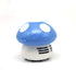 Portable Mini Cute Vacuum Cleaner (Blue) - Mushroom Shaped, Handheld, Battery Powered, 50 dB, for Desk, Furniture, Home, Office, Computer, Car, Ba...