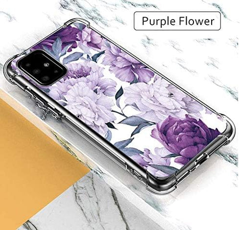 for Galaxy A51 Case, Slim Flexible TPU for Girls Women Airbag Bumper Shock Absorption Rubber Soft Silicone Case Cover Fit for Samsung Galaxy A51 (...