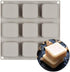 EchoDone 9 Cavities Square Soap Mold DIY Handmade Silicone Mold for Soap Making Candle Cake Baking Lotion Bar Molds...