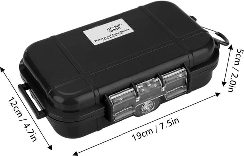 Tomotato Waterproof Storage Case, Outdoor Survival Waterproof Case Shockproof Storage Case Airtight Carry Box Container for Outdoor Boating Campin...